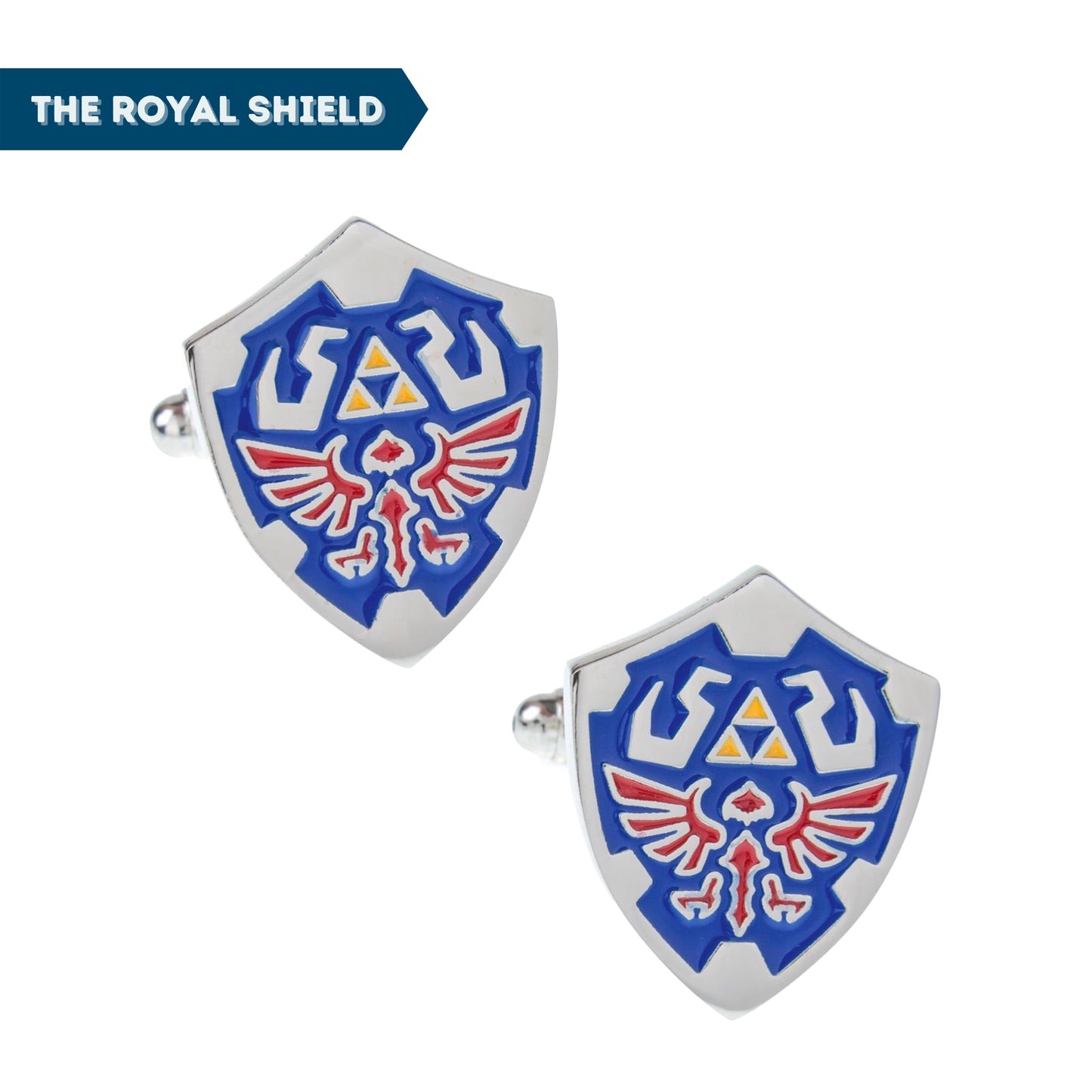 Baton Of Winds + Royal Shield Cufflinks