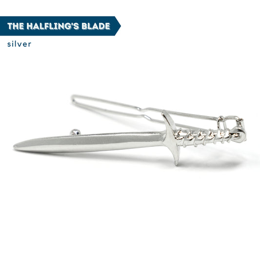 Halfling's Blade + Elvish Leaf Earrings