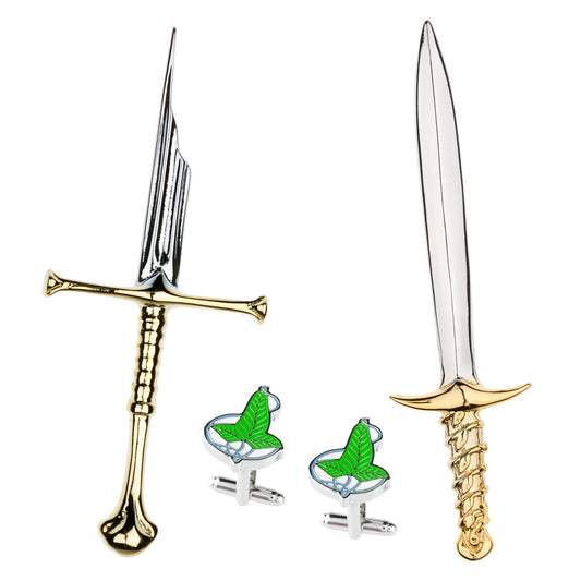 King's Blade + Halfling's Blade + Elvish Leaf Cufflinks