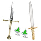 King's Blade + Halfling's Blade + Elvish Leaf Cufflinks